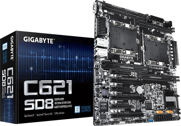 GIGABYTE C621-SD8 (2x Intel 3647)