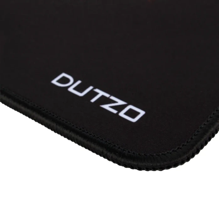 Dutzo Fushi Edged Gaming Mousepad Small, 300x240mm, schwarz/orange