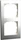 Merten M-Pure Rahmen 2fach, Edelstahl/aluminium (MEG4020-3646)