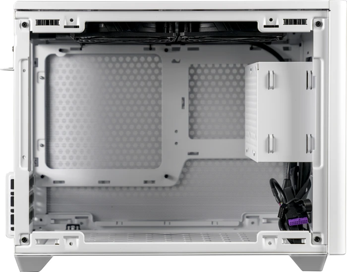 Cooler Master MasterBox NR200P, weiß, Glasfenster, Mini-ITX