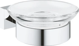 Grohe Essentials Cube Seifenschale mit Halter chrom