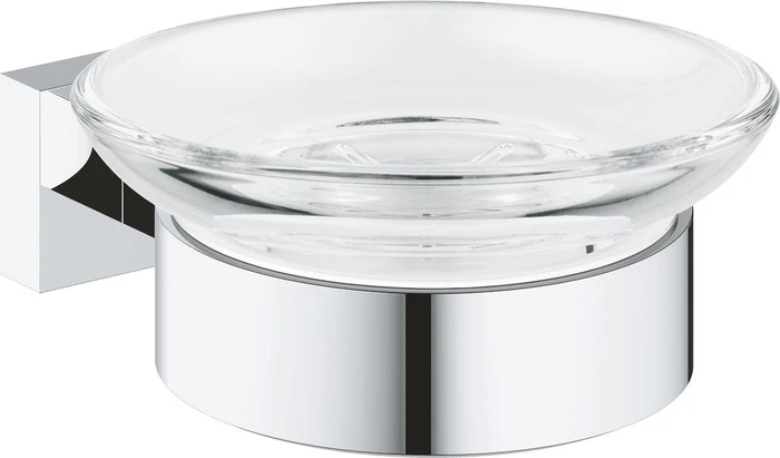 Grohe Essentials Cube Seifenschale mit Halter chrom