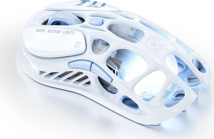 GravaStar Mercury M1 Pro Wireless Gaming Mouse, Special Edition Ice Blue, USB/Bluetooth