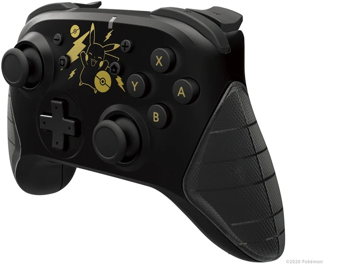 Hori Horipad Wireless Controller Pokémon Pikachu Edition schwarz/gold (Switch)