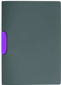 Durable Duraswing Color 30 Klemmmappe, A4, anthrazit/rosa, 5er-Pack