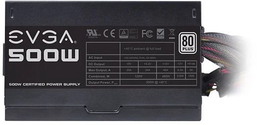 EVGA W1 500 500W, ATX 2.3