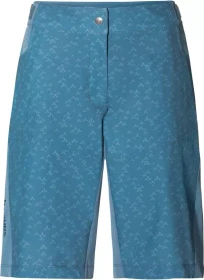 Vaude Ledro Print Shorts Fahrradhose kurz blue gray (Damen)