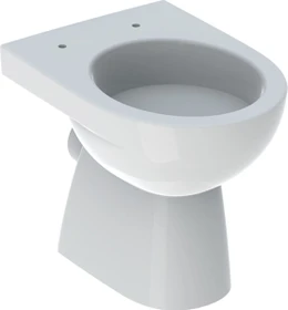 Geberit Renova Stand-WC Tiefspüler, Abgang horizontal, teilgeschlossene Form weiß