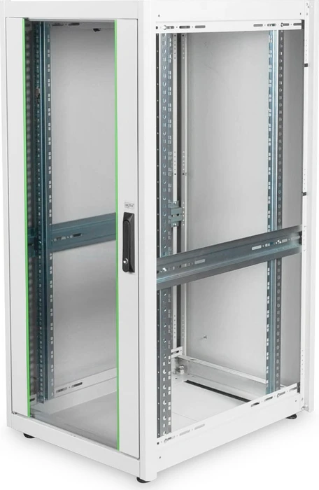 Digitus Professional Unique Serie Serverschrank 26HE, Sicherheitsglastür, IP2X, grau, 800mm tief
