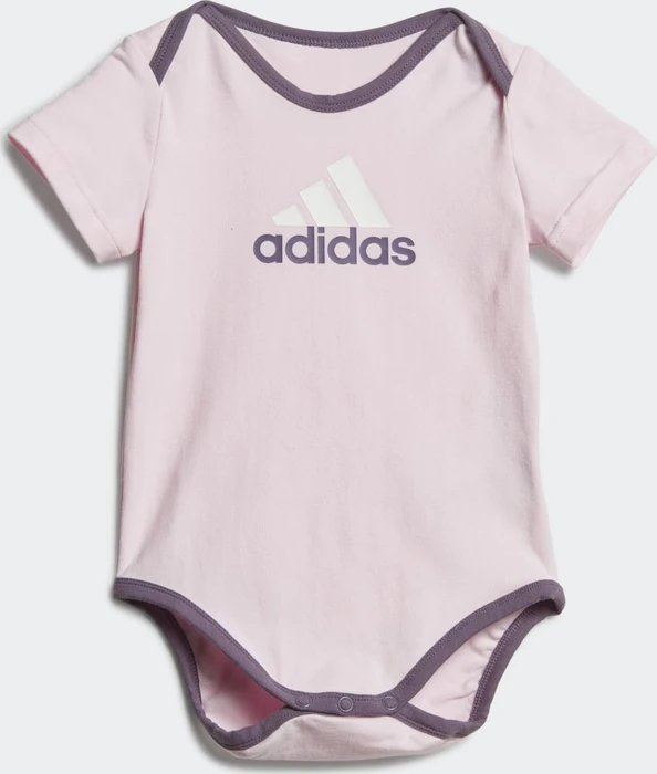 adidas Essentials Big Logo Body und Beanie Geschenk Set clear pink/shadow violet (Junior)