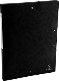 Exacompta Scotten Archivbox 25mm, A4, schwarz, 10er-Pack