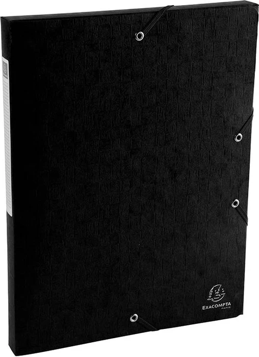 Exacompta Scotten Archivbox 25mm, A4, schwarz, 10er-Pack (50701E#10)