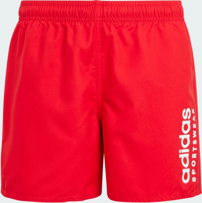 adidas Sportswear Essentials Logo CLX Badeshorts better scarlet/white (Junior)