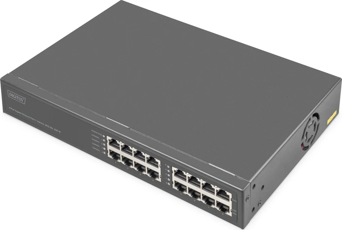 Digitus Rackmount Gigabit PoE-Injektor, 16x RJ-45, 250W PoE++