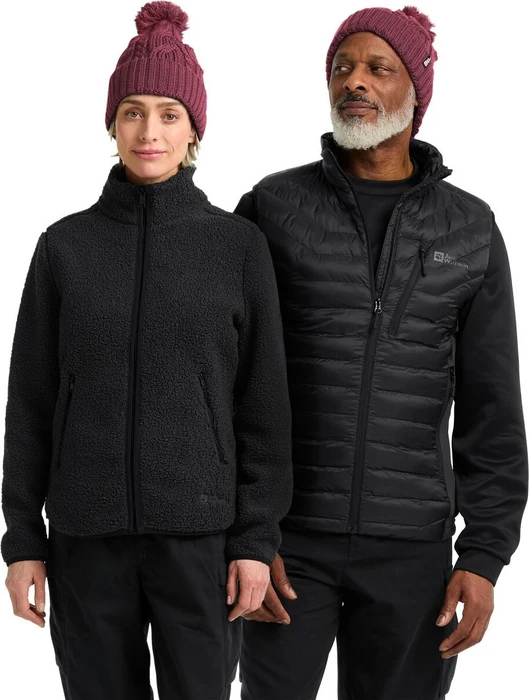 Jack Wolfskin Pompom Beanie raisin