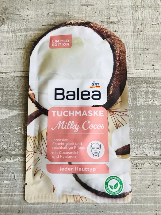 Balea Milky Cocos Tuchmaske, 1 Stück