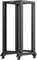 Lanberg Open Rack Series 19" Open Frame Rack 27HE, 4-Pfosten, mit Rollen, Flat Pack, tiefenverstellbar, 430-590mm, RAL 9004, 800mm tief Vorschaubild