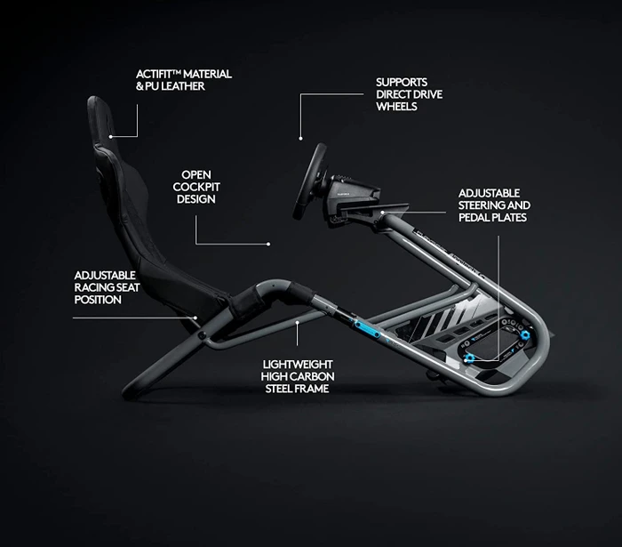 Playseat Trophy Logitech G Edition - Sim Racing Cockpit, grau