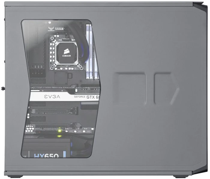 Corsair Graphite Series 230T grau, Acrylfenster