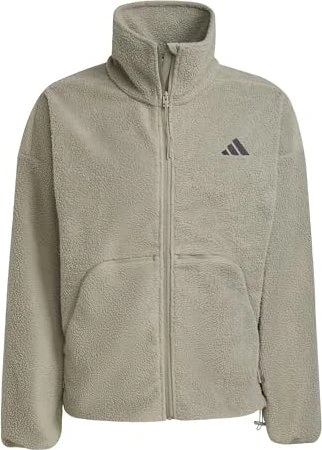 adidas City Tech High Pile Jacke silver pebble (Herren)