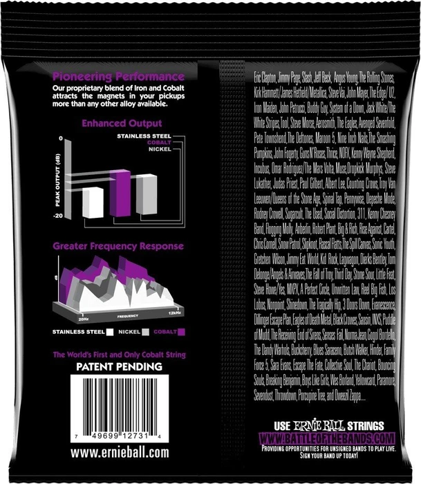 Ernie Ball Cobalt Bass Power Slinky