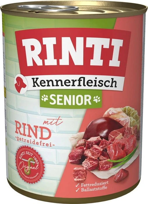 Finnern Rinti Kennerfleisch, Rind, Senior, 9.60kg (12x 800g)