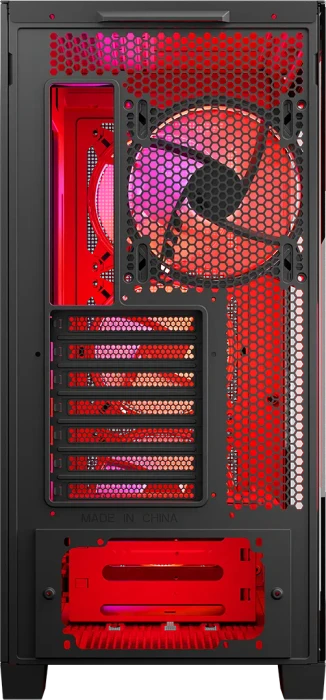Modecom Volcano Expanse S Apex ARGB Midi, schwarz, Glasfenster