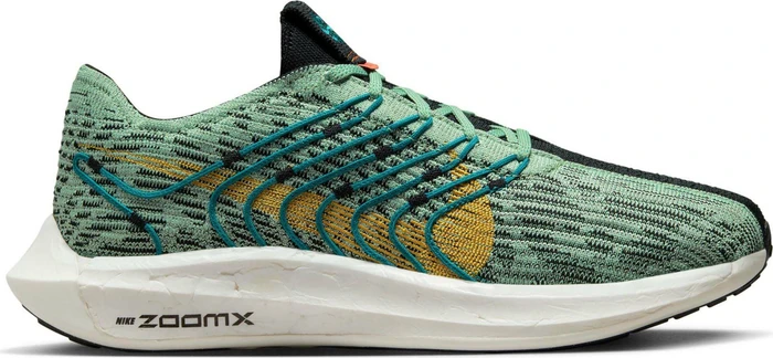 Nike Pegasus Turbo Next Nature enamel green/black/magma orange/university gold (Herren)