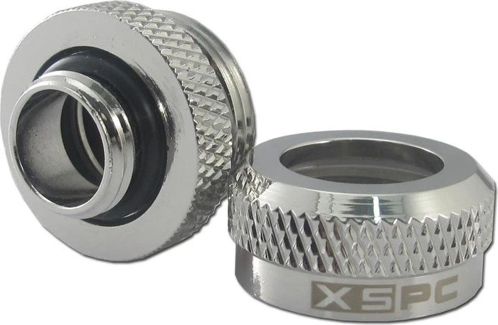 XSPC Rohranschluss G1/4" auf 14/10mm, verchromt