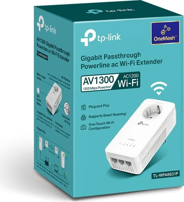 TP-Link AV1300 Gigabit Passthrough Powerline ac Wi-Fi Extender