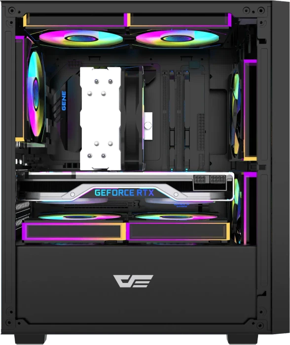 DarkFlash M305 Black, Glasfenster
