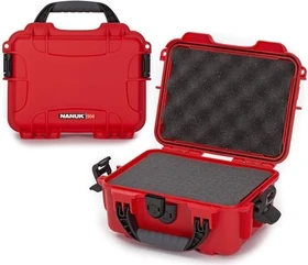 Nanuk 904 Schutzkoffer mit Schaumstoff rot