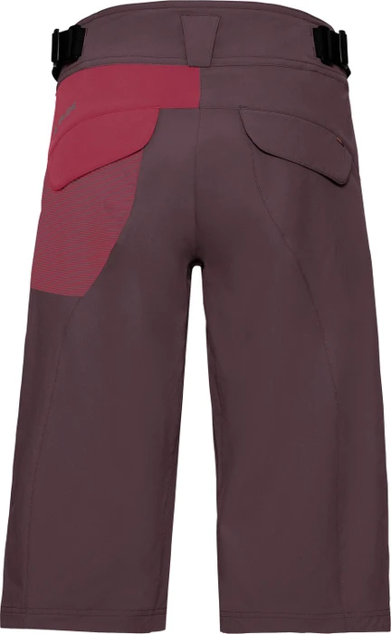 Vaude Moab Shorts III Fahrradhose kurz raisin (Damen)
