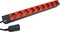 Bachmann 19" IT PDU Basic, 1HE, 9-fach, 230V, schwarz/rot, 2m Vorschaubild