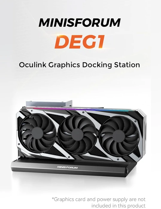 Minisforum DEG1 OCuLink eGPU Dock