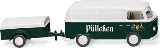 Wiking VW T2 Kastenwagen mit Anhänger Pülleken