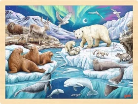 Goki Einlegepuzzle Polarnacht