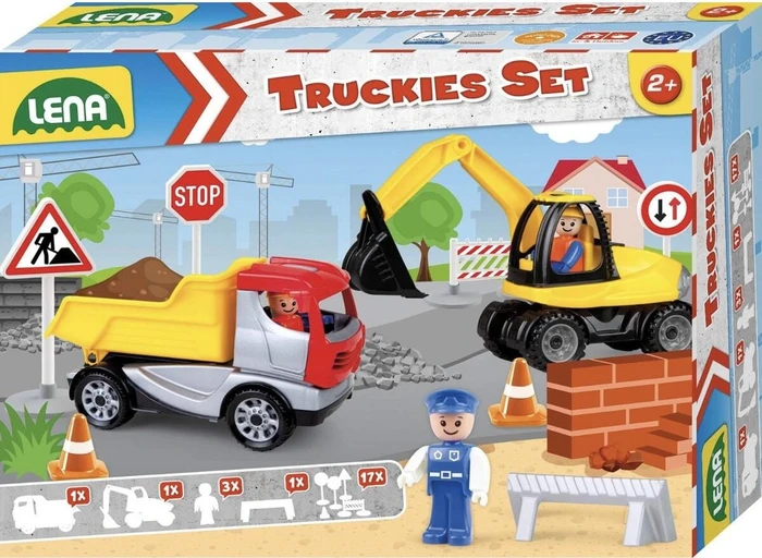 LENA Truckies Set Baustelle (01631)