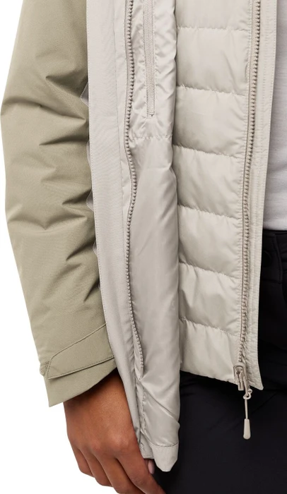 Jack Wolfskin Hunberg 3in1 Funktionsjacke pale sand (Damen)