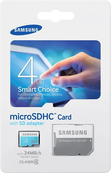 Samsung Standard R24 4GB Kit, Class 6