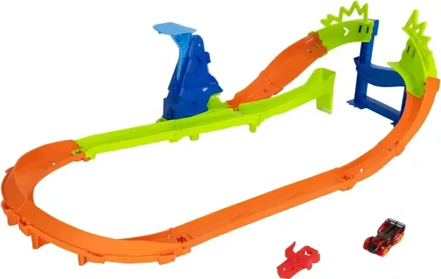 Mattel Hot Wheels Stunt Tracks Jump Circuit Speedway
