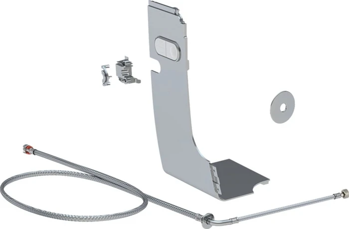 Geberit Wasseranschlussset für UP-Spülkästen 8/12cm für Geberit AquaClean Mera WC-Komplettanlagen, glanzverchromt