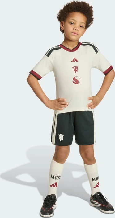 adidas Manchester United 2026/2027 Ausweichausrüstung ivory/jungle ink (Junior)
