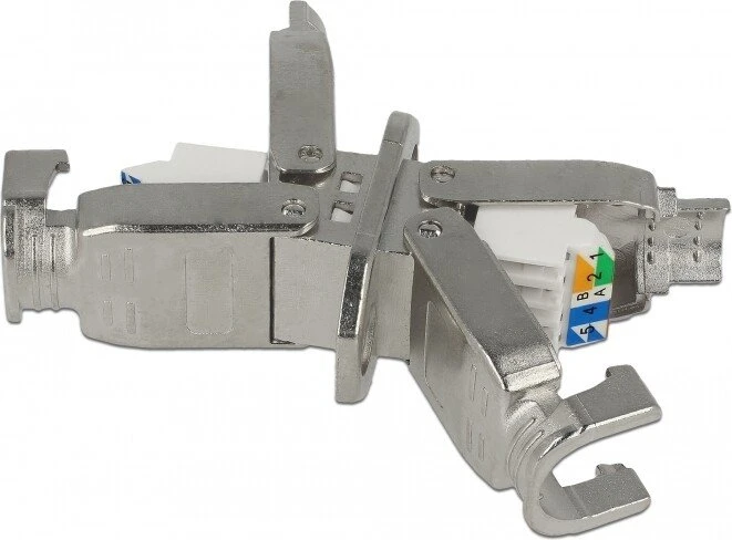 DeLOCK Verbinder für Netzwerkkabel, Cat6 STP Modularstecker, zum Einbau