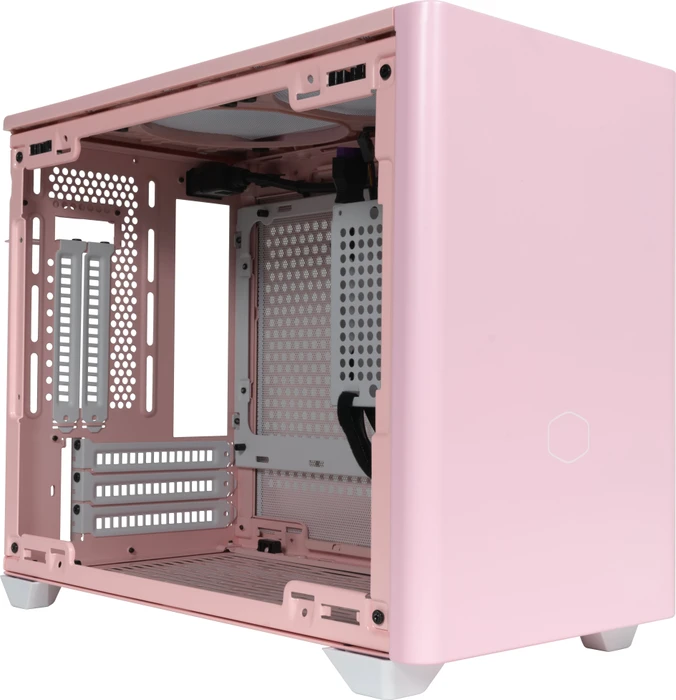 Cooler Master MasterBox NR200P Color Edition Flamingo Pink, Glasfenster, Mini-ITX