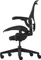 Herman Miller Aeron remastered Bürostuhl, Onyx schwarz, Größe B, Armlehnen Vinyl, Fußkreuz/Mechanik Kunststoff schwarz Vorschaubild
