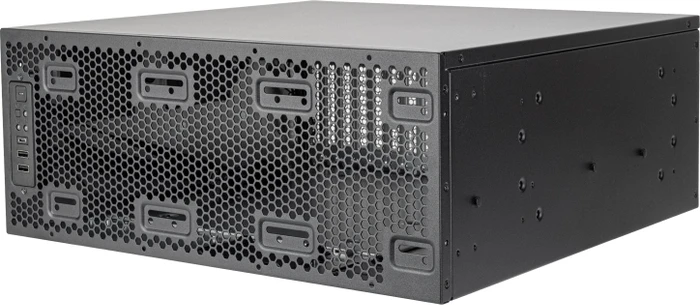 SilverStone RM4A, Rackmount Storage, grau/schwarz, 4HE, ATX