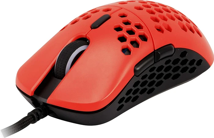 HK Gaming Mira-S Gaming Mouse Monza rot/schwarz, USB