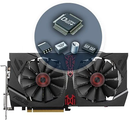 ASUS Strix Radeon R9 285, STRIX-R9285-DC2OC-2GD5, 2GB GDDR5, 2x DVI, HDMI, DP