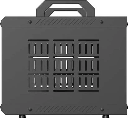 Lanberg Open Rack Series OR10 10" Open Frame Rack 4HE, 4-Pfosten, Flat Pack, IP20, RAL 9004, 300mm tief